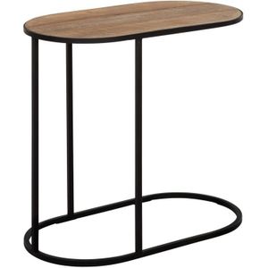 DTP Home Highlight Terra laptoptafel teakhout naturel 65x35x60cm
