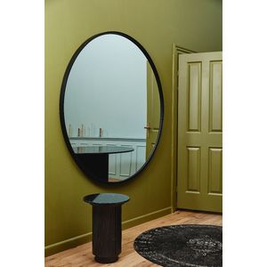 Nordal Asio zwart ronde spiegel 160cm
