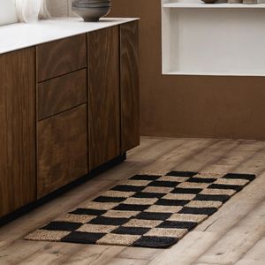 Nordal Denmark Nanea vloerkleed 60x90cm jute zwart