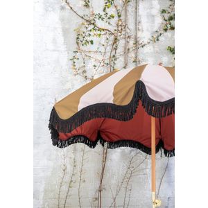 Hkliving Classic strand parasol nude/mosterd 200cm