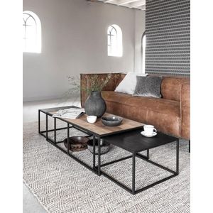 DTP Home Cosmo salontafel teakhout - set van 3