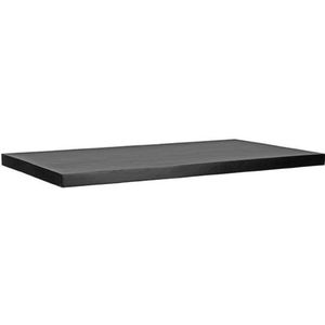 Label51 Straight Edge tafelblad zwart mangohout 120x70cm