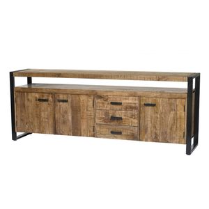 Livingfurn Nairobi dressoir mangohout 220x45x80cm