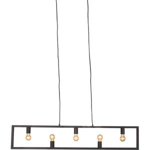 Label51 Quadrato hanglamp 5-lichts zwart