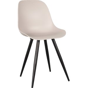 Label51 Monza eetkamerstoel kunststof zand - set van 2 stoelen