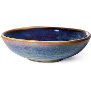 HKliving Chef Ceramics schaaltje rustic blue 9cm