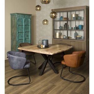Tower Living Soria vierkante eetkamertafel acaciahout 130cm