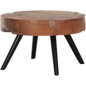 Must Living Disk salontafel teakhout 60x60x35cm