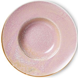 HKliving Chef Ceramics pastabord rustic pink 28.5cm