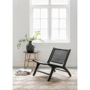 Must Living Lazy Loom fauteuil teak zwart