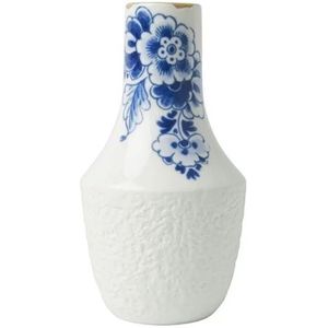 Heinen Delfts Blauw vaas bloesem 14cm