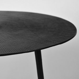 Label51 Nobby metalen salontafel zwart 50x50x40cm