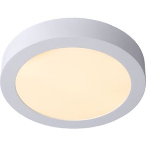 Lucide Brice plafondlamp rond wit 24cm