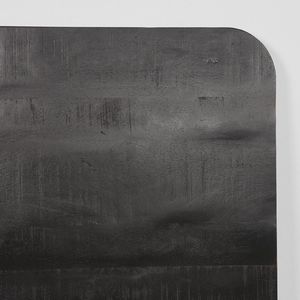 Label51 Slobby Edge vierkant tafelblad zwart mangohout 70cm