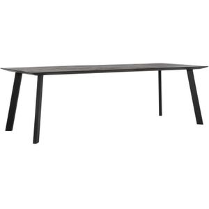 DTP Home Timeless Black eettafel rechthoekig teakhout zwart 250x100x78cm