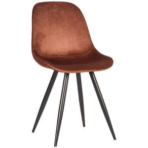 Label51 Capri eetkamerstoel fluweel rust - set van 2 stoelen