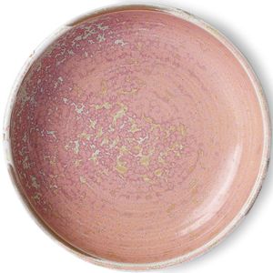 HKliving Chef Ceramics diep bord rustic pink 19cm