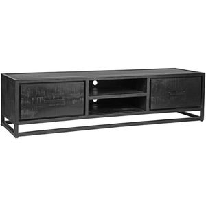 Label51 Chili tv-meubel zwart mangohout 160x45x40cm