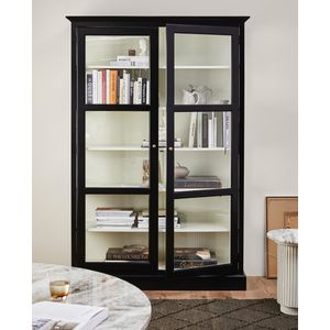 Nordal Classic vitrine kast dubbel 142x44x212cm