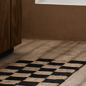 Nordal Denmark Nanea vloerkleed 70x200cm jute zwart