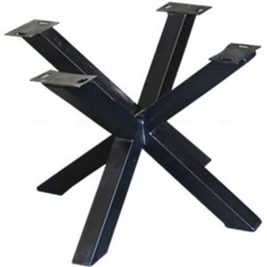 MD Interior Black spider tafelpoot voor salontafel 60x60x43cm