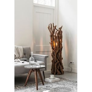 Must Living Spot vloerlamp teakhout 30x150cm