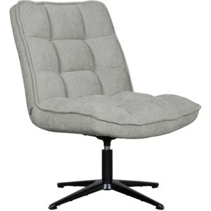 Label51 Vince fauteuil draaibaar 65x75x90cm grijs