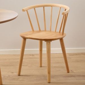 Giga Living - Eetkamerstoel Ite - Naturel - Hout - Set van 2