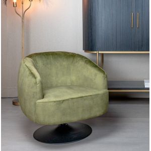 Tower Living Barga draaibare fauteuil groen