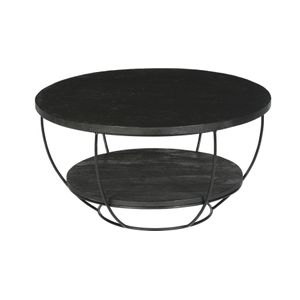 Livingfurn Evan Norris salontafel 85cm zwart