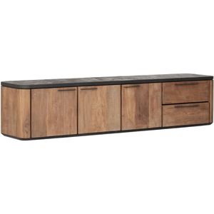 DTP Home Soho hangend tv-meubel teakhout 190cm