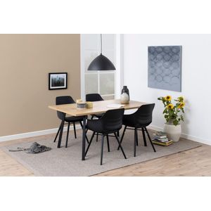 Noorlicht Cece eettafel eiken 160x90x75cm