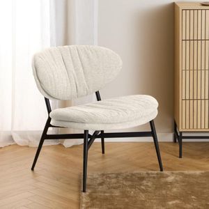 Noorlicht Sabine fauteuil 70x73x76cm beige 453