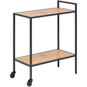 Noorlicht Iris trolley eiken 60x30x75cm