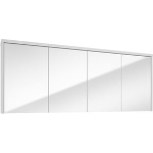 Fontana Basic spiegelkast wit mat 157cm
