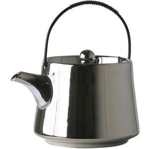 HKliving Bold & Basic theepot zilver 700ml