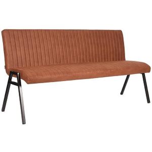 Label51 Matz eetkamerbank microfiber cognac 175cm