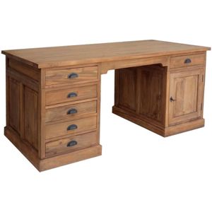 Livingfurn DK bureau 165x85cm teakhout