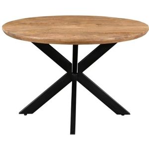 Livingfurn Jesper eettafel rond 140cm mangohout