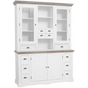 Tower Living Fleur buffetkast 165x50x220cm wit/eiken