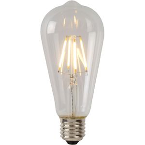 Lucide Bulb dimbare LED lamp 2700K E27 7W 6.4cm transparant