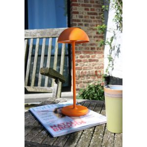 Lucide Joy oplaadbare tafellamp oranje 32cm