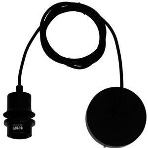 Good & Mojo hanglamp systeem met ijzeren fitting zwart 200cm