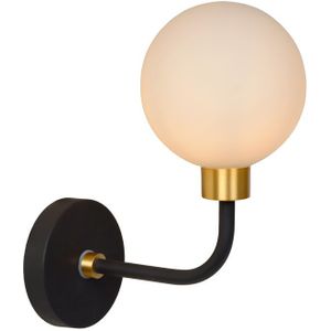 Lucide Berend wandlamp zwart 25cm