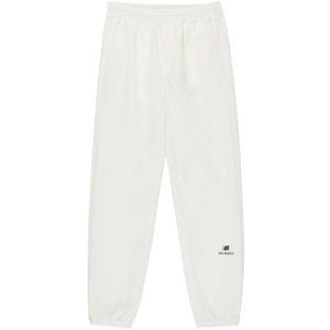 New Balance Heren MADE in USA Woven Track Pant in Wit, Nylon, Maat M