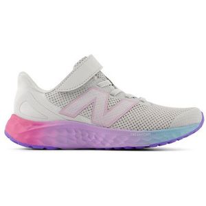 New Balance Kinderen Fresh Foam Arishi v4 Bungee Lace with Top Strap in Grijs, Synthetic, Maat 34.5