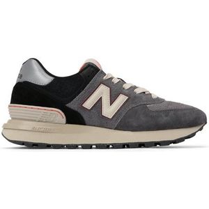 New Balance Heren 574 LEGACY in Zwart, Suede/Mesh, Maat 42