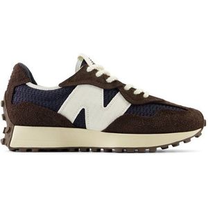 New Balance Unisex 327 in Zwart, Suede/Mesh, Maat 37