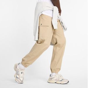 New Balance Heren Twill Cargo Jogger in Grijs, Cotton Twill, Maat XS