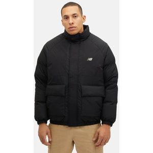 New Balance Heren NBX NB Academy Mix Down Jacket in Zwart, Maat 2XL